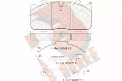 R BRAKE rb1253113 -